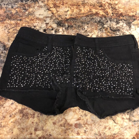 Forever 21 Pants - Forever 21 denim sequin shorts! Forever 21 Pants - Forever 21 denim sequin shorts!